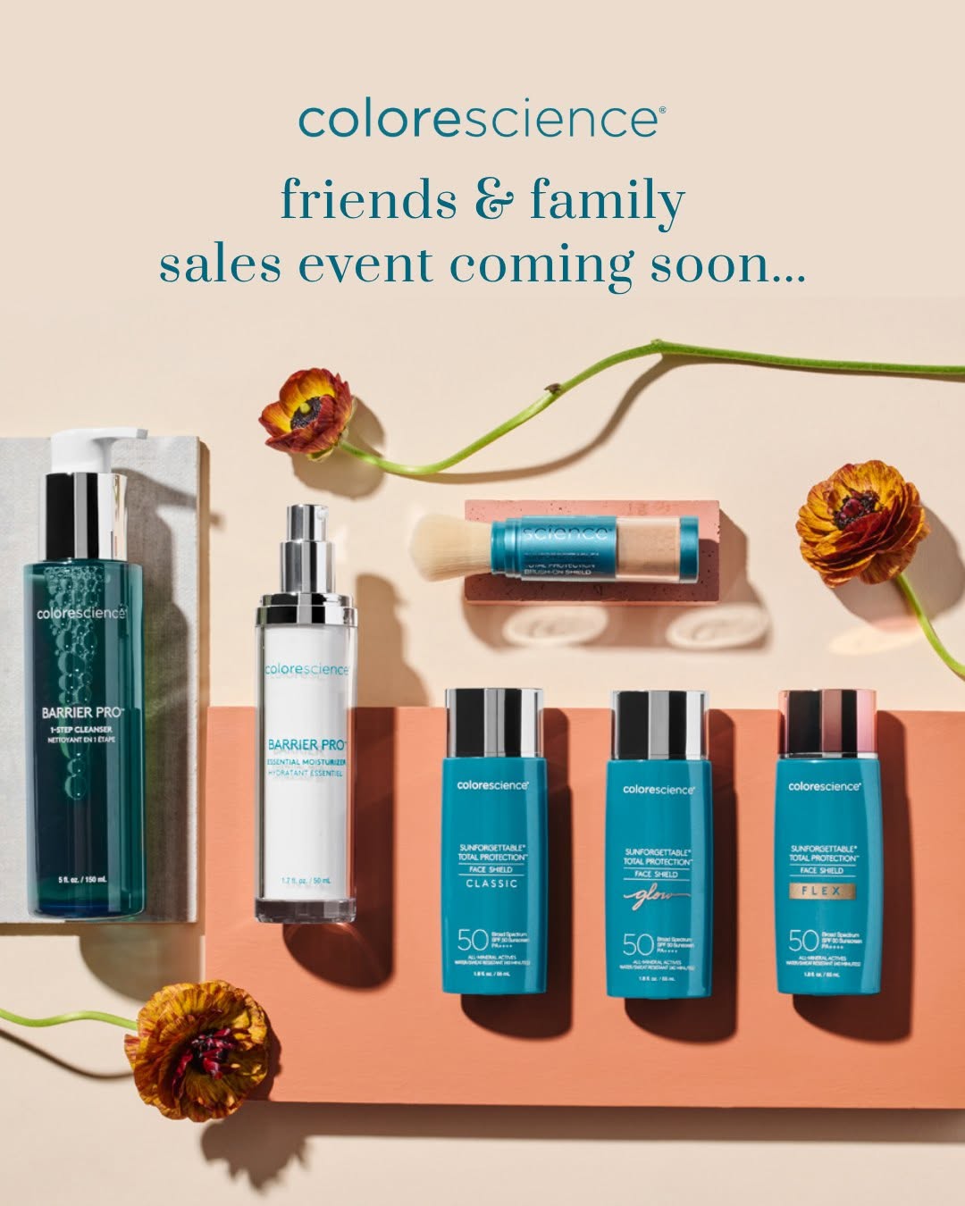 Instagram post by Dr. Kimberly Uhles Hurvitz: Sales event with Colorescience coming soon... #sale #colorescience #skincare #lookinggood