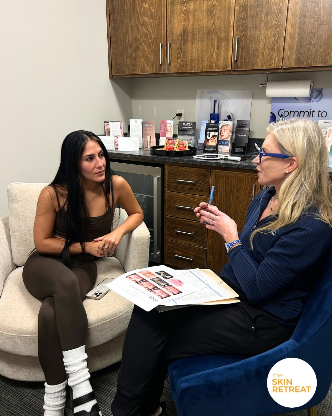Instagram post by Dr. Kris Shewmake: Your skin journey starts with a closer look. ✨ At The Skin Retreat, our consultations are designed to help us understand your skin, concerns…