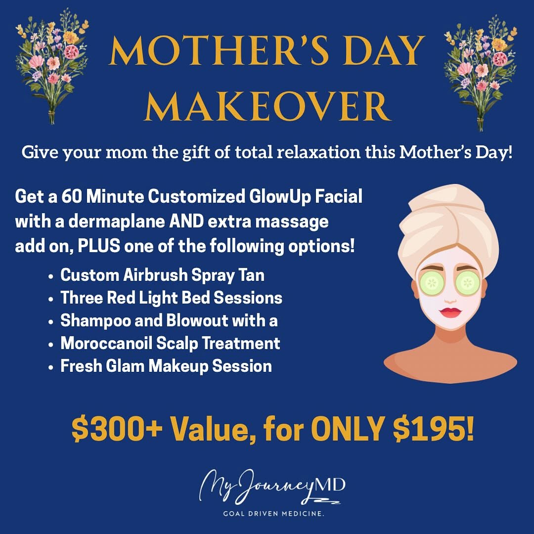 Instagram post by Dr. Kristen B. Williams: Mother’s Day is this Sunday, so we’re ready to treat all the maternal figures this year! Skip the flowers-treat your mom to the recovery and…