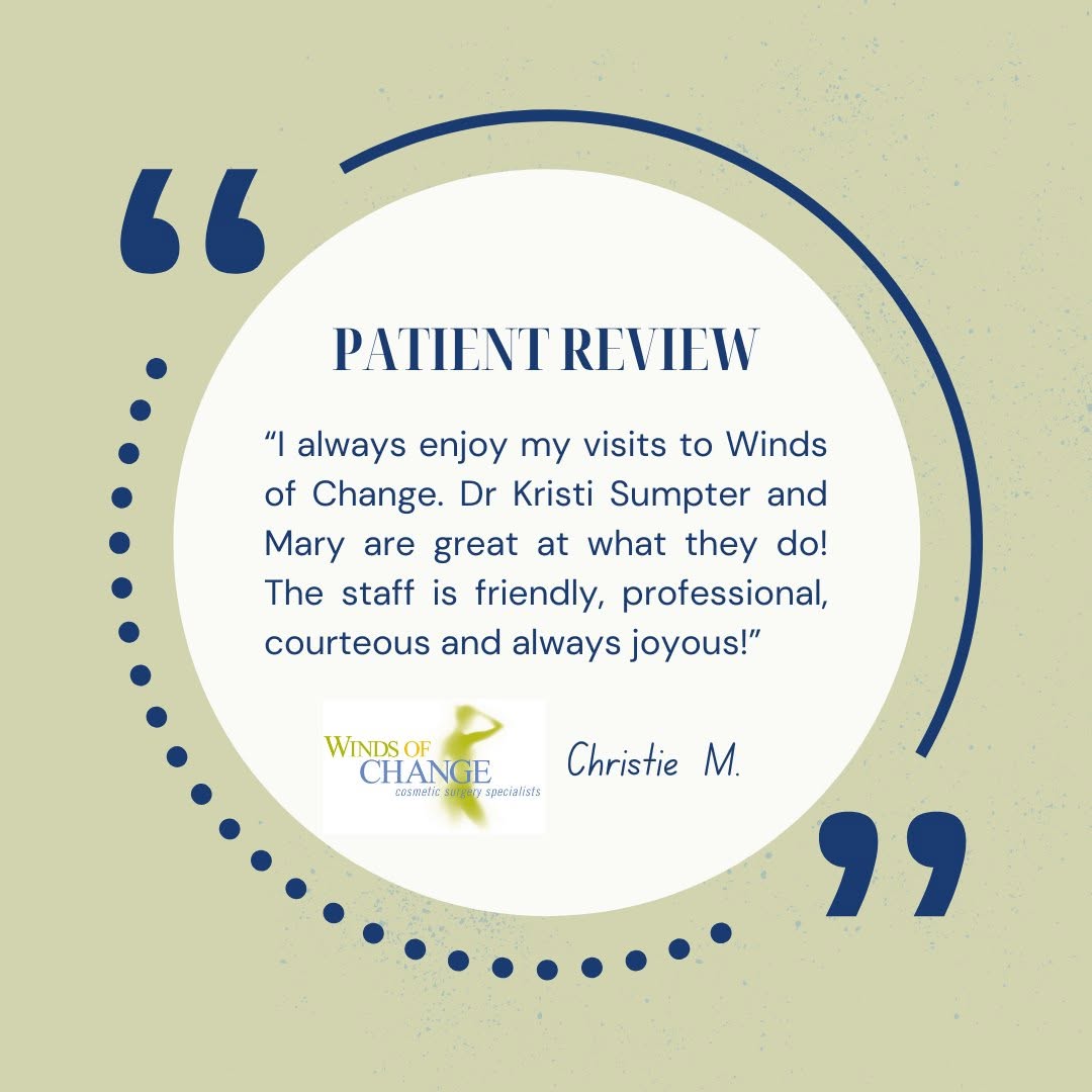 Instagram post by Dr. Kristi Sumpter, DO: Experience Exceptional Care at Winds of Change! ✨ We love hearing from happy patients! From expert care by Dr. Kristi Sumpter to a welcoming…