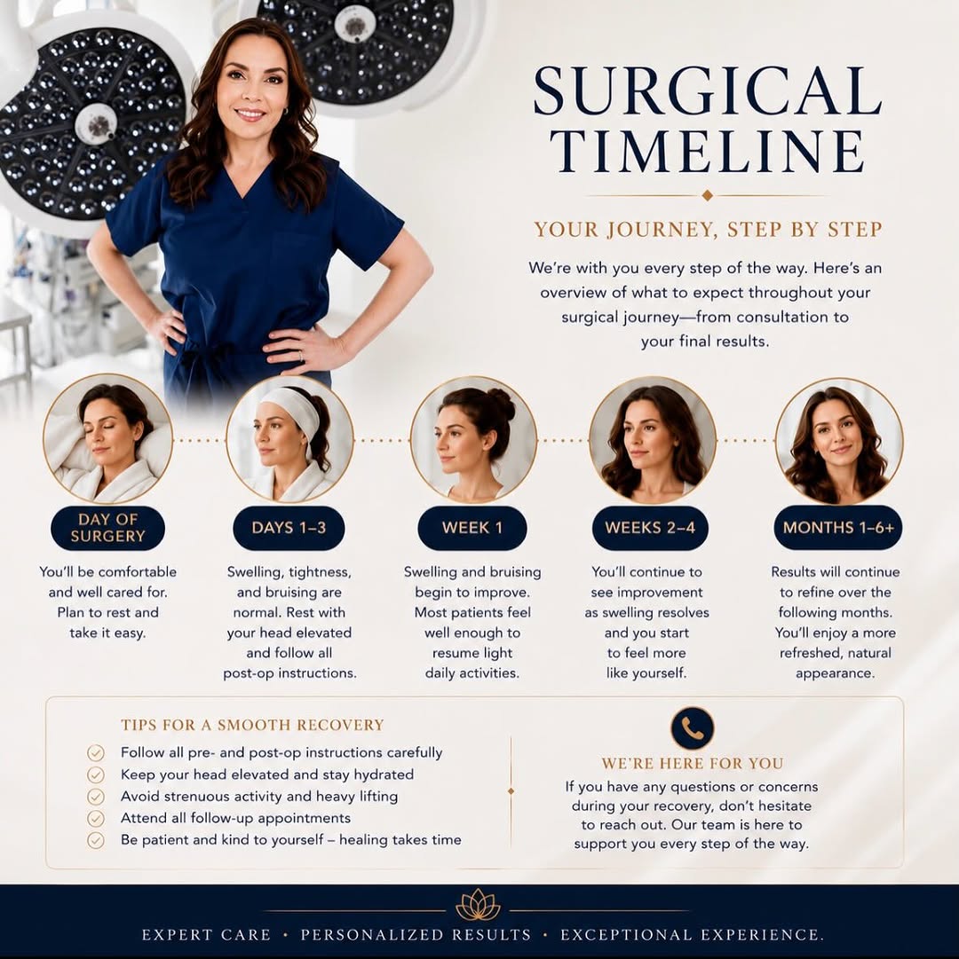 Instagram post by Dr. Kristin J. Tarbet: ✨ Your Surgical Journey Starts Here ✨ Knowing what to expect can make all the difference in your surgical experience. From your pre-operativ…