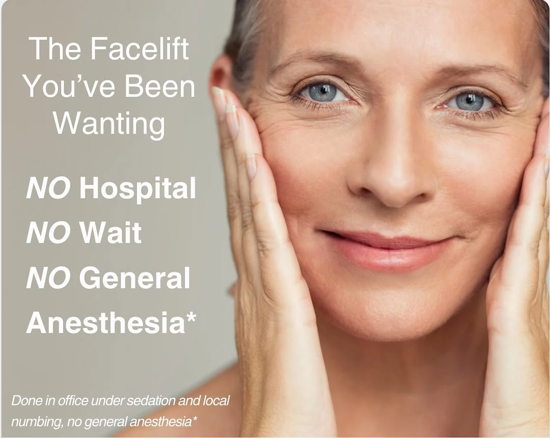 Instagram post by Dr. Kurtis Martin: Go from to 𝐂𝐎𝐍𝐒𝐔𝐋𝐓 to 𝐑𝐄𝐒𝐔𝐋𝐓 in under a month with our exclusive in-office Facelift We are excited to announce that we have exp…