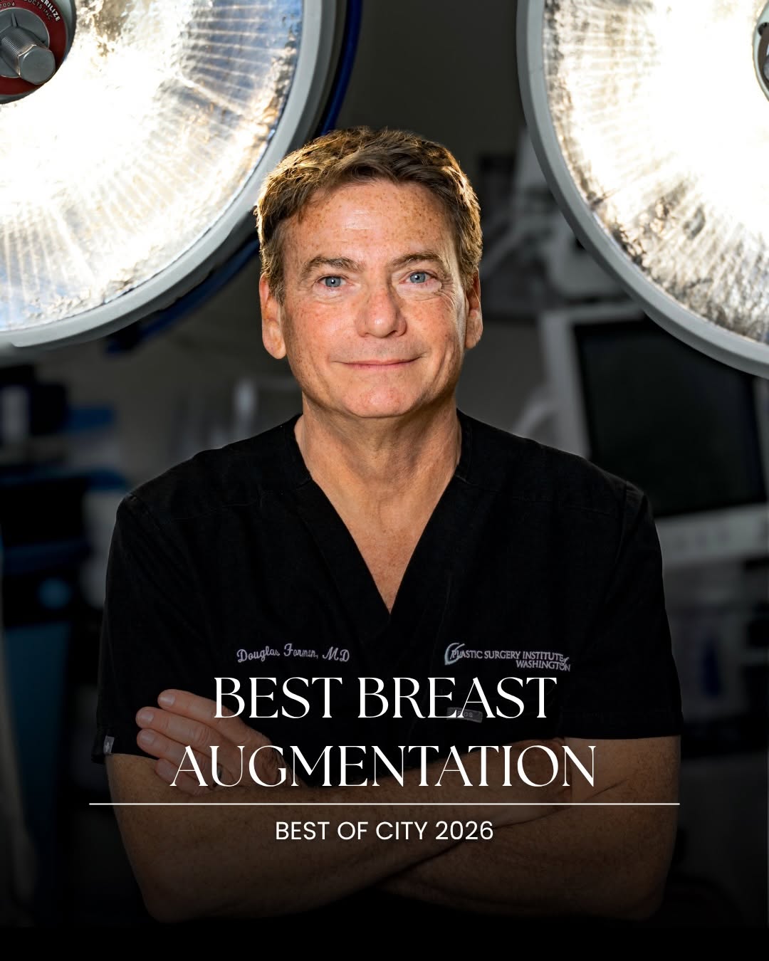 Instagram post by Dr. Kwasi Debra: I’m honored to be named Best of the City 2026 for Breast Augmentation by DC Modern Luxury.✨ This recognition means a lot, and it belongs to …