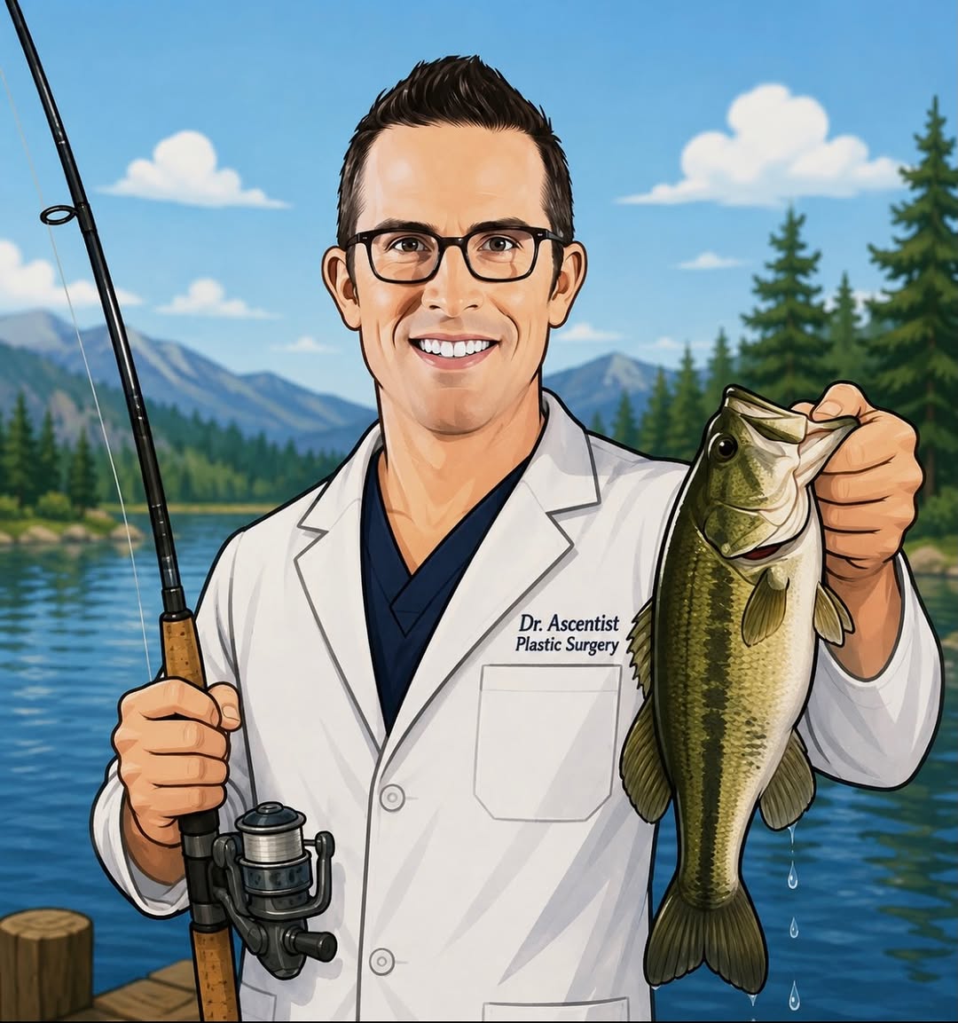 Instagram post by Dr. Kyle Kimura: 🎣 WE HAVE A WINNER! 🎣 The results are in from Dr. Eagan’s annual Canada Muskie Fishing Trip! 🐟 This year, the crew managed to only catch …