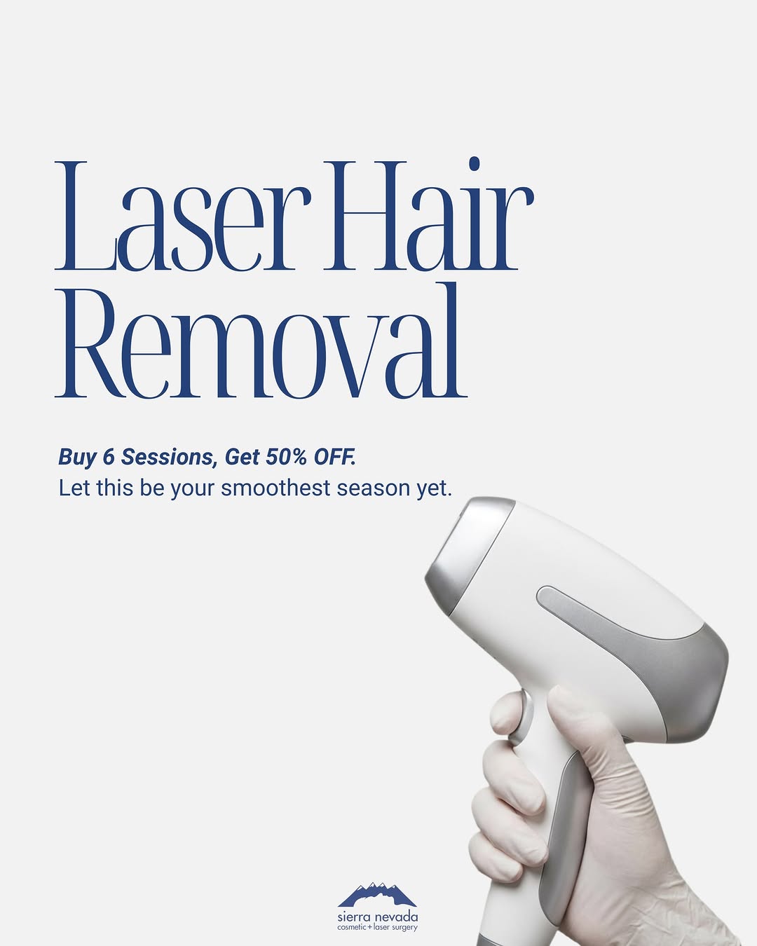 Instagram post by Dr. Kyle T. Yamamoto: Your smoothest season starts here.⚡️ For a limited time, buy 6 laser hair removal sessions and receive 50% off. Less shaving, less maintenan…