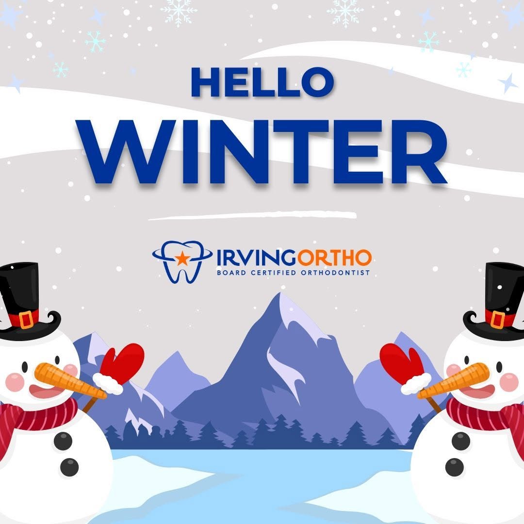 Instagram post by Dr. L. Matthew Schofield: ❄️ Hello Winter! ❄️ The chilly season is here! Remember to bundle up, enjoy the snow, and keep those pearly whites shining bright! #HelloWin…