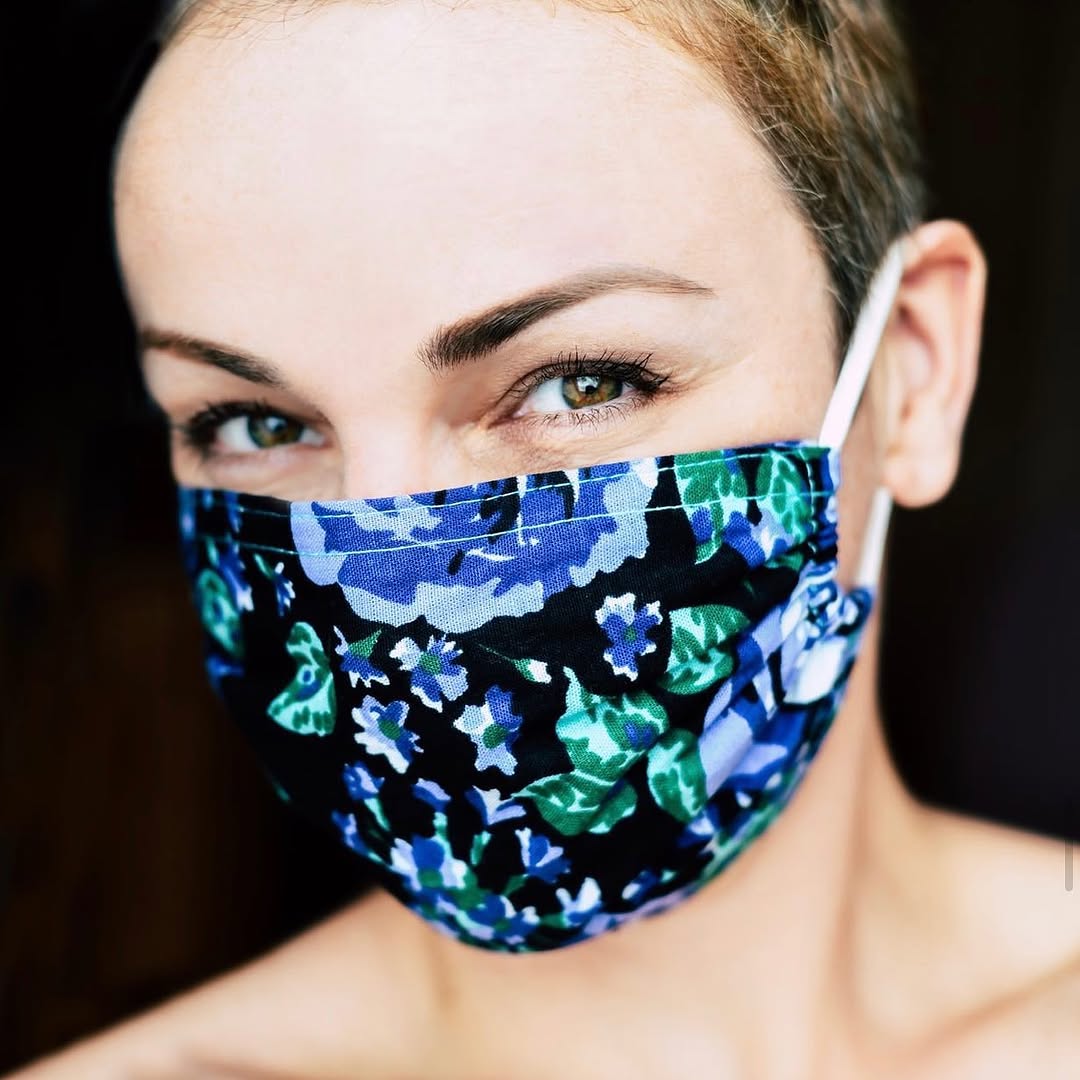 Instagram post by Dr. Lance H. Brown: ”Maskne,” or mask-induced acne, occurs from the constant rubbing and friction between protective masks and your skin. The combination of the…