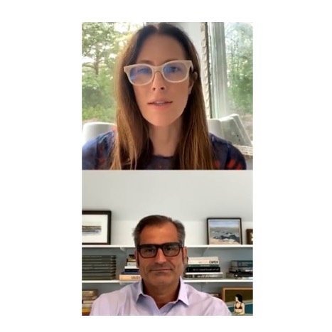 Instagram post by Dr. Lance H. Brown: Yesterday, Lance H. Brown M.D., joined Founder & CEO of Purist Magazine, Cristina Cuomo, for an IG live event. They discussed a wide array o…