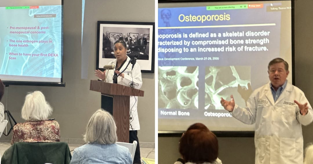 Instagram post by Dr. Larry S. Zachary: Earlier this year, Weiss held a program focused on bone-loss risk factors, fracture prevention, and the latest treatments for osteoporosis. …