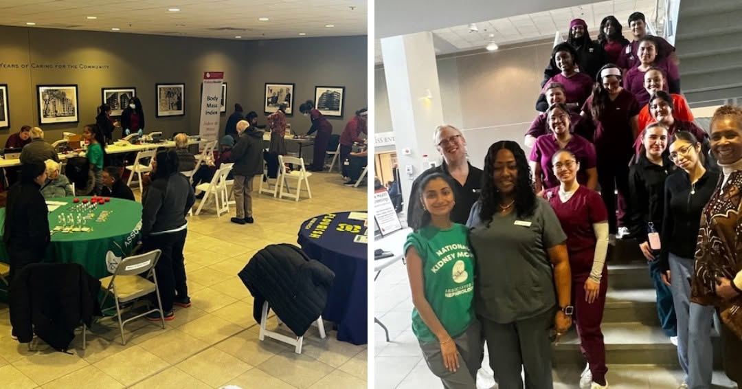 Instagram post by Dr. Larry S. Zachary: For the second year in a row, Weiss Memorial Hospital partnered with the National Kidney Foundation of Illinois to host a KidneyMobile event…