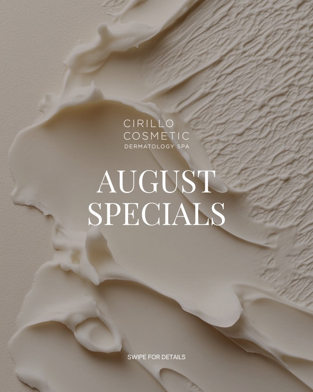Instagram post by Dr. Laura Gowen: August Specials🌞✨