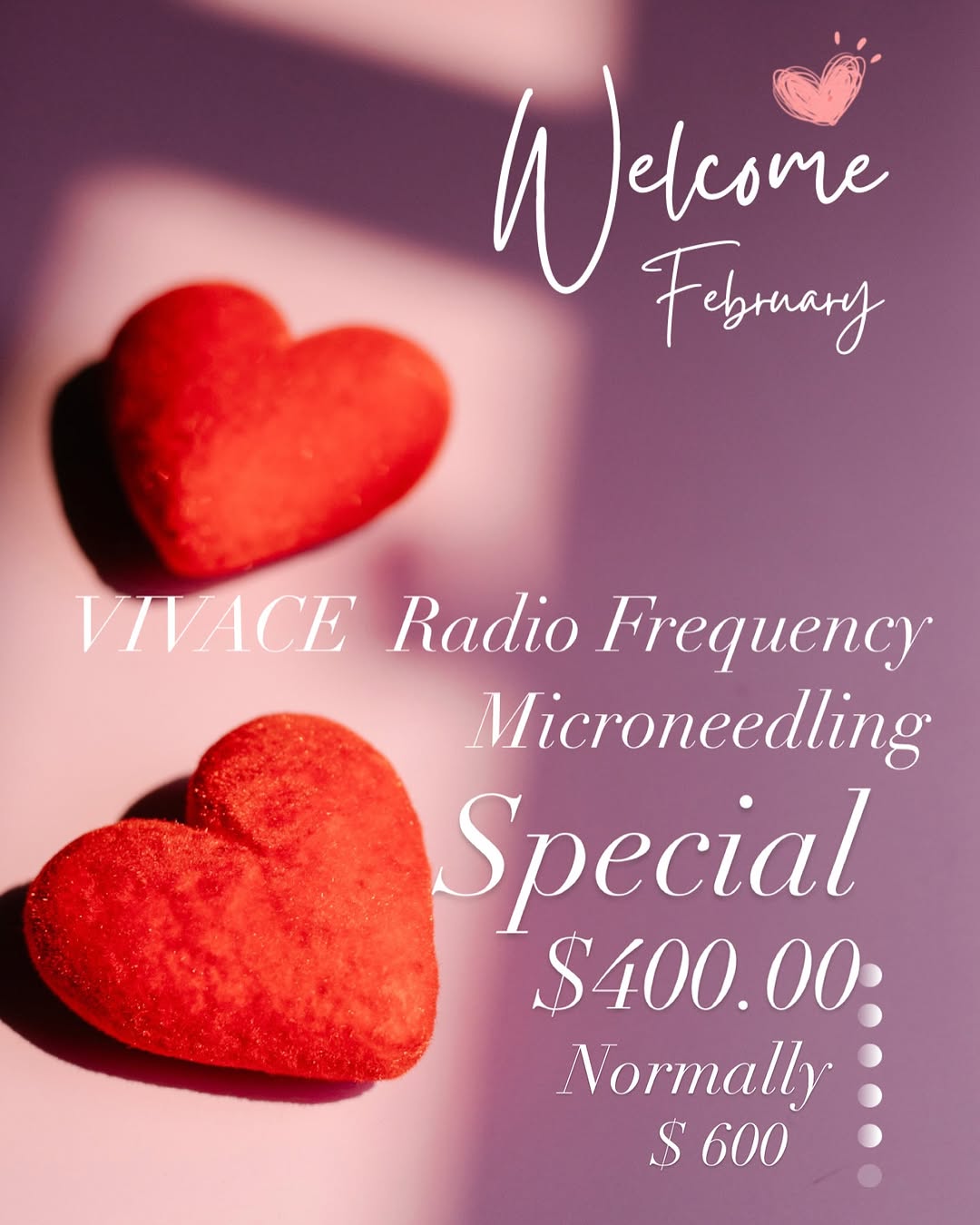 Instagram post by Dr. Lawrence C. Lin: FEBRUARY SPECIAL Since you all L❤️VE Microneedling This one is for YOU Alleviate Wrinkles & Fine Lines Tighten Skin Minimize Pore Size Impro…