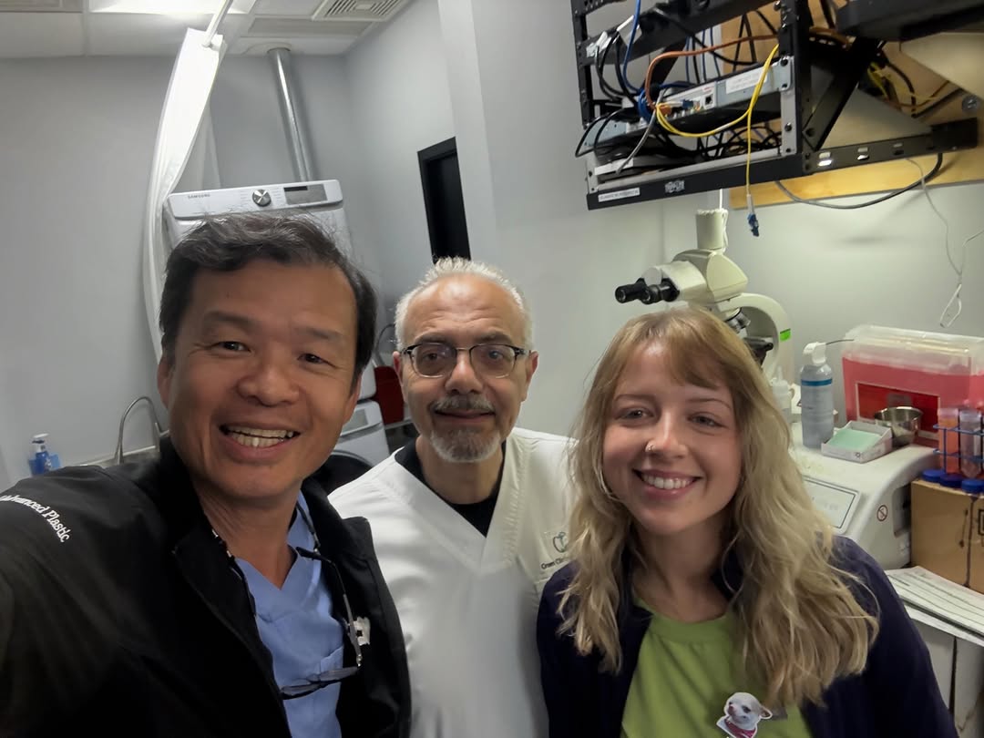Instagram post by Dr. Lawrence D. Chang: Our practice welcomes Lilly, Jefferson PA student to learn a little bit about Plastic, Aesthetic, Reconstructive and Advanced Dermatologic S…