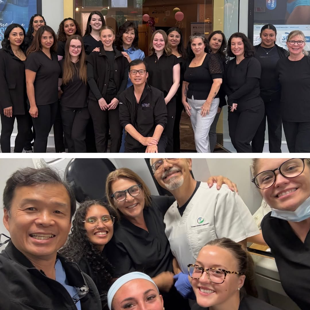 Instagram post by Dr. Lawrence D. Chang: From our entire Advanced Plastic Surgery & Nouveau Medispa family, “Happy 250th Birthday America!!🇺🇸 🎆🎇”