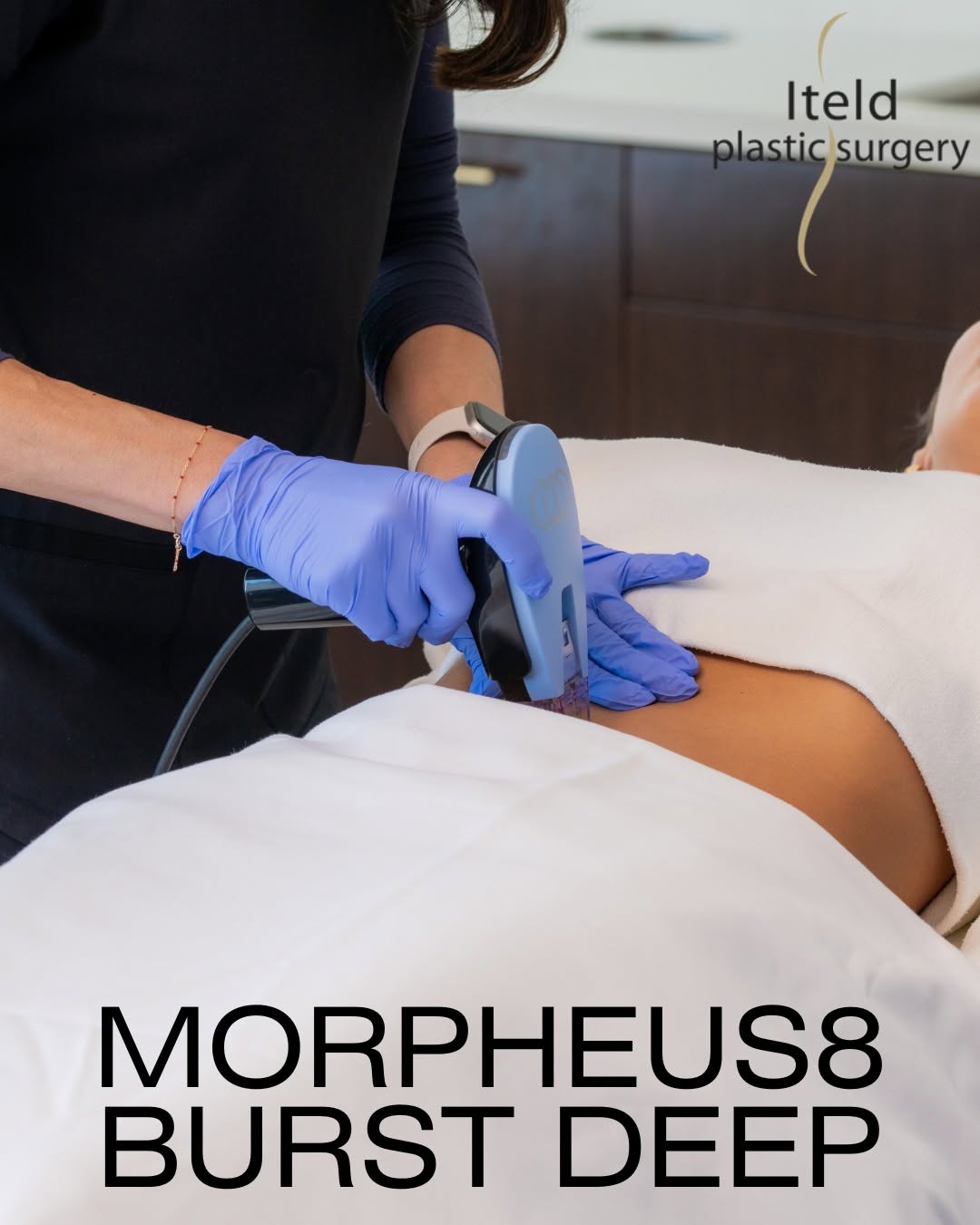 Instagram post by Dr. Lawrence Iteld: Get the ultimate skin rejuvenation with #Morpheus8BurstDeep! Our advanced RF microneedling technology penetrates deep to remodel fat tissue …