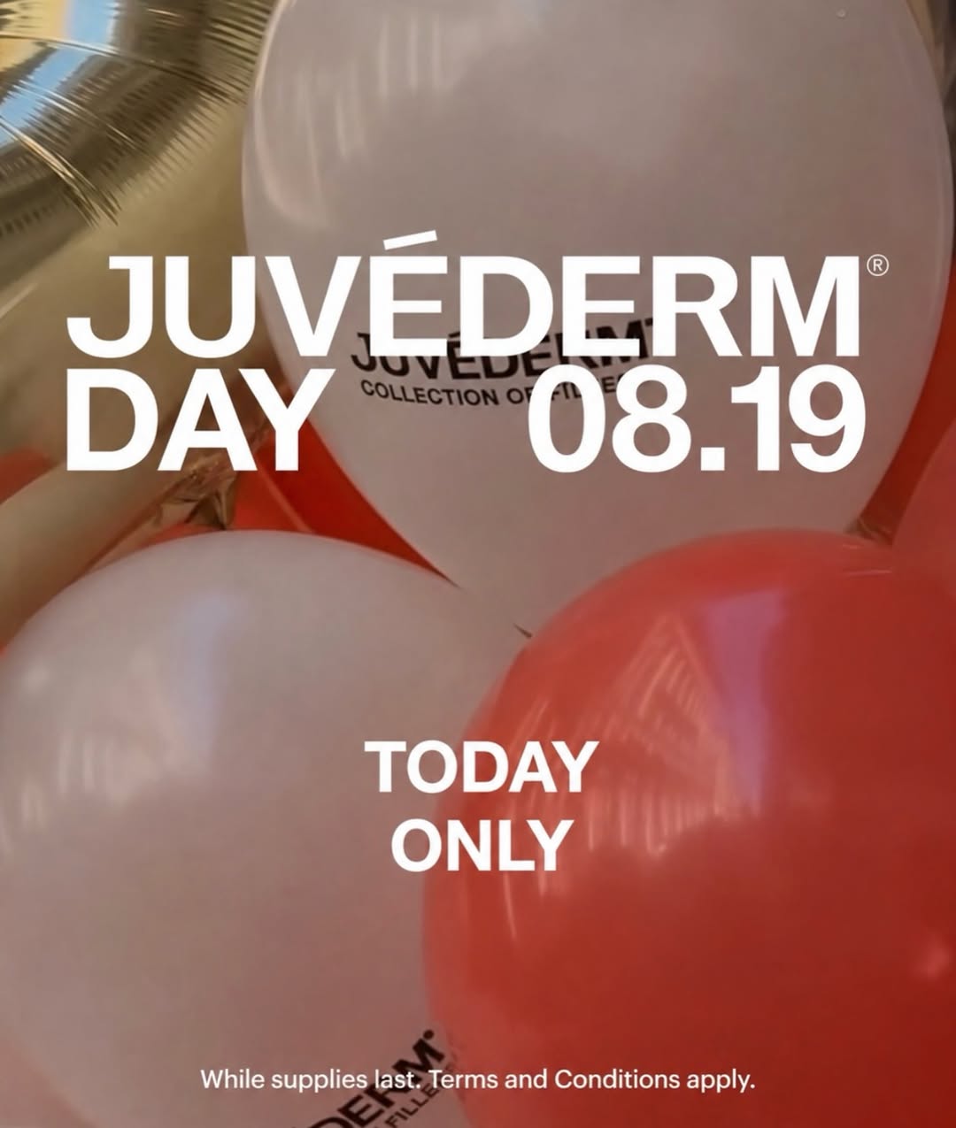 Instagram post by Dr. Lawrence Kurtzman: 🚨 TODAY IS JUVÉDERM® DAY! 🚨 For ONE DAY ONLY, patients can purchase a $75 JUVÉDERM® gift card and get a second $75 gift card FREE! 🎉 That…