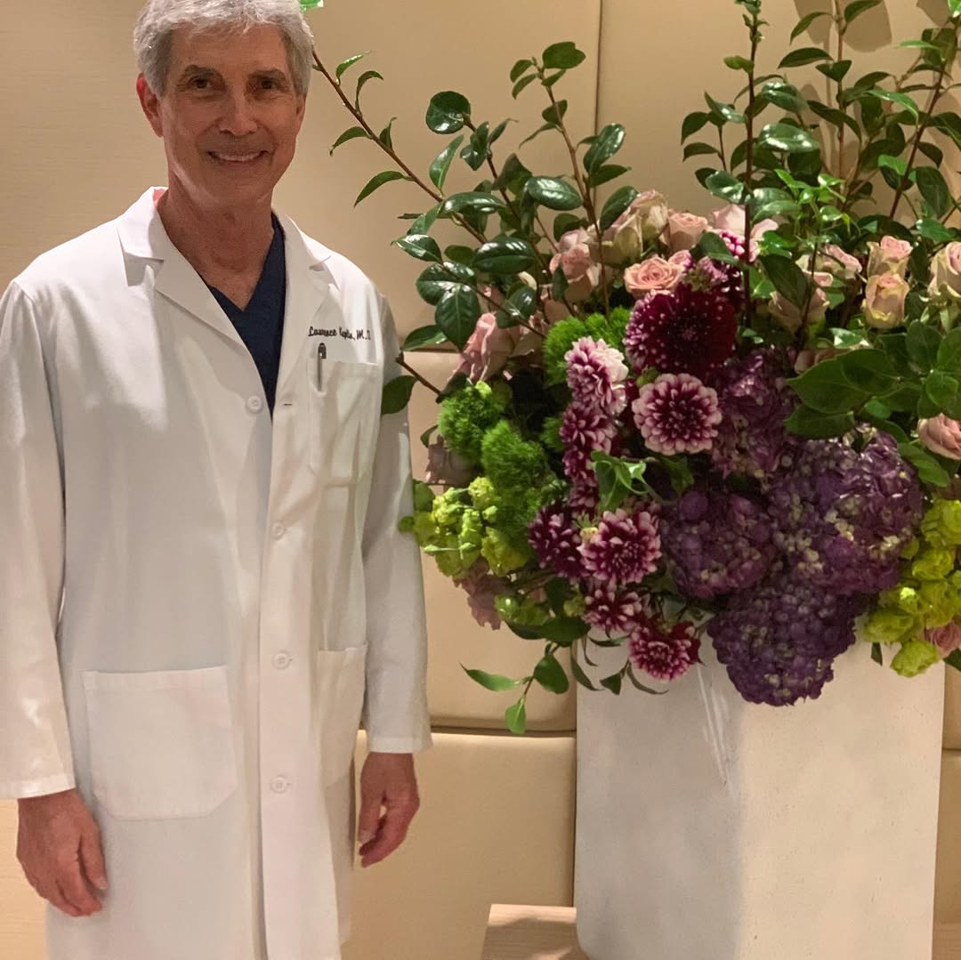 Instagram post by Dr. Lawrence M. Koplin: WE HAVE THE GREATEST MOST GENEROUS PATIENTS!! THANKYOU THANKYOU FOR THESE EXQUISITE GIFTS!! #amazingpatients #beverlyhills #delightedplastic…