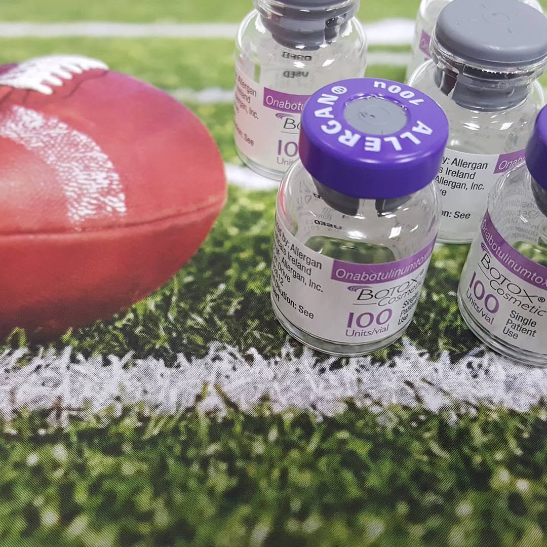 Instagram post by Dr. Lawrence Osman: Botox Bowl 2017 🏈Teams: Rejuvenated and Refreshed 🎵Halftime show: It's the #1 cosmetic procedure! ♦Cost of commercial: $200-700 🏅Game MVP…