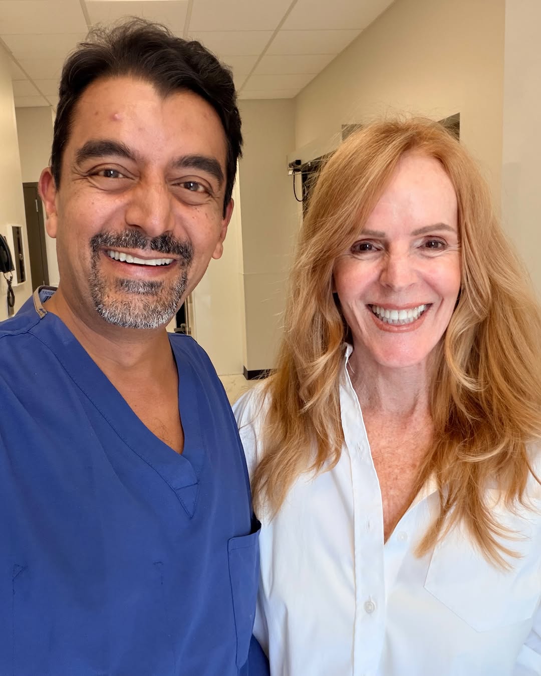 Instagram post by Dr. Laxmeesh Mike Nayak: 😻Lisa is 1 year postop! Lisa is 63 (turning 64 in 2 weeks) and had been really frustrated with her neck. 4 years ago, for her 60th birthday…