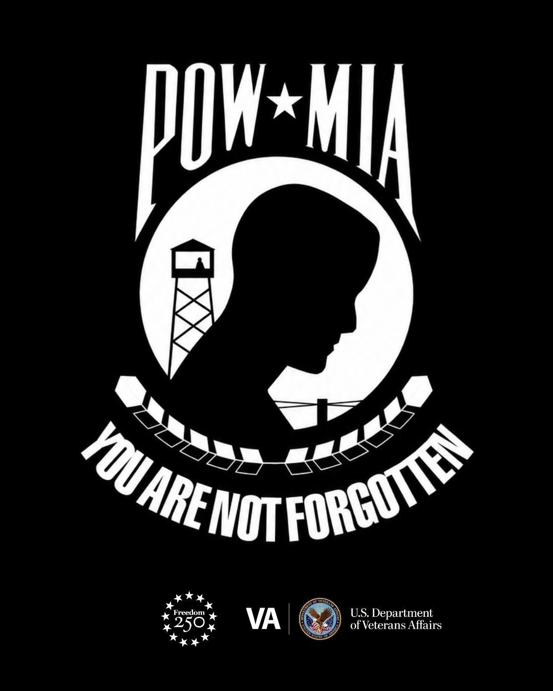 Instagram post by Dr. Leanne Cross: Today, on National POW/MIA Recognition Day, we honor the Americans who endured captivity and those who never returned home. We remember thei…