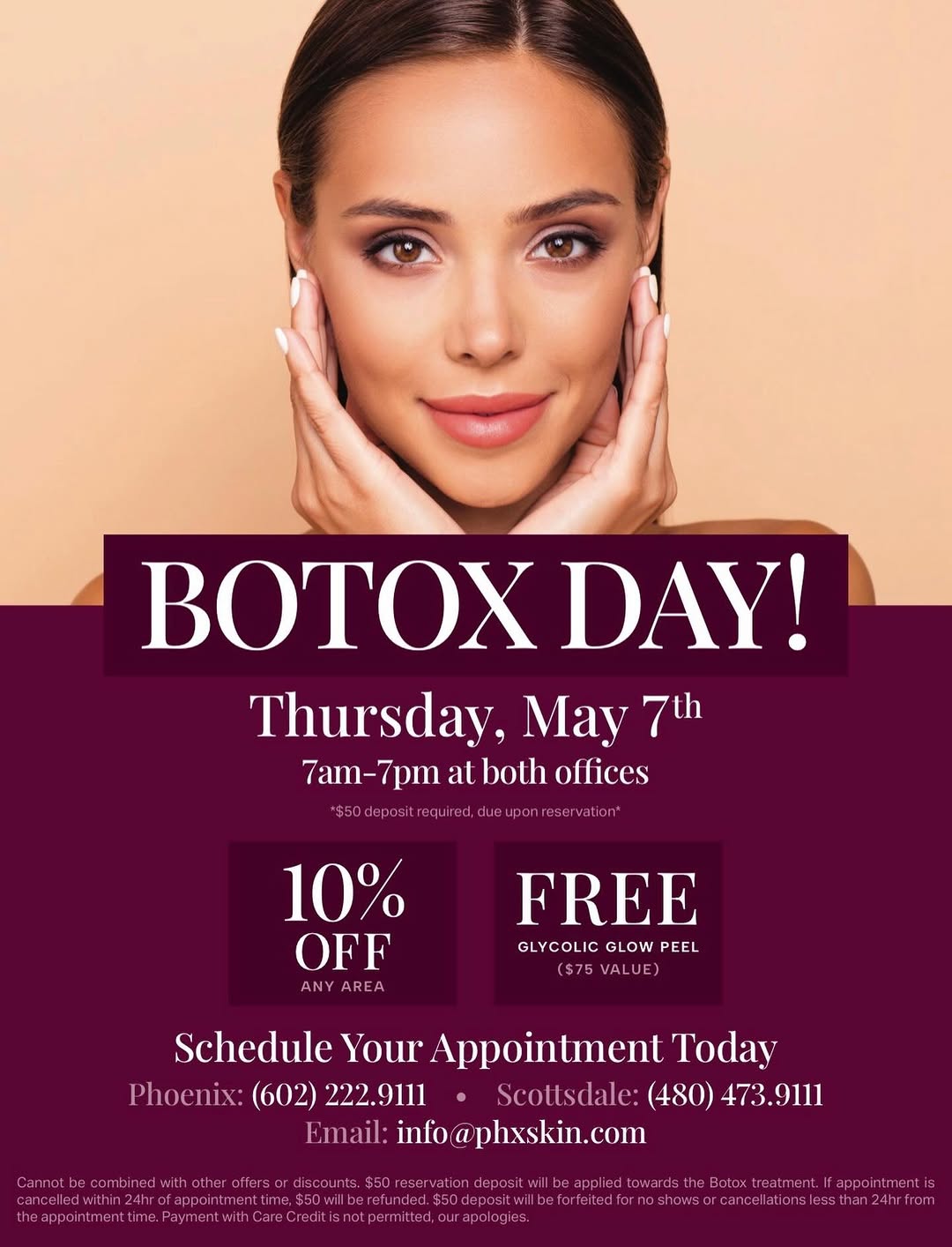Instagram post by Dr. Lee P. Laris: Call to reserve your appointment today! ☎️ 🎉 💉