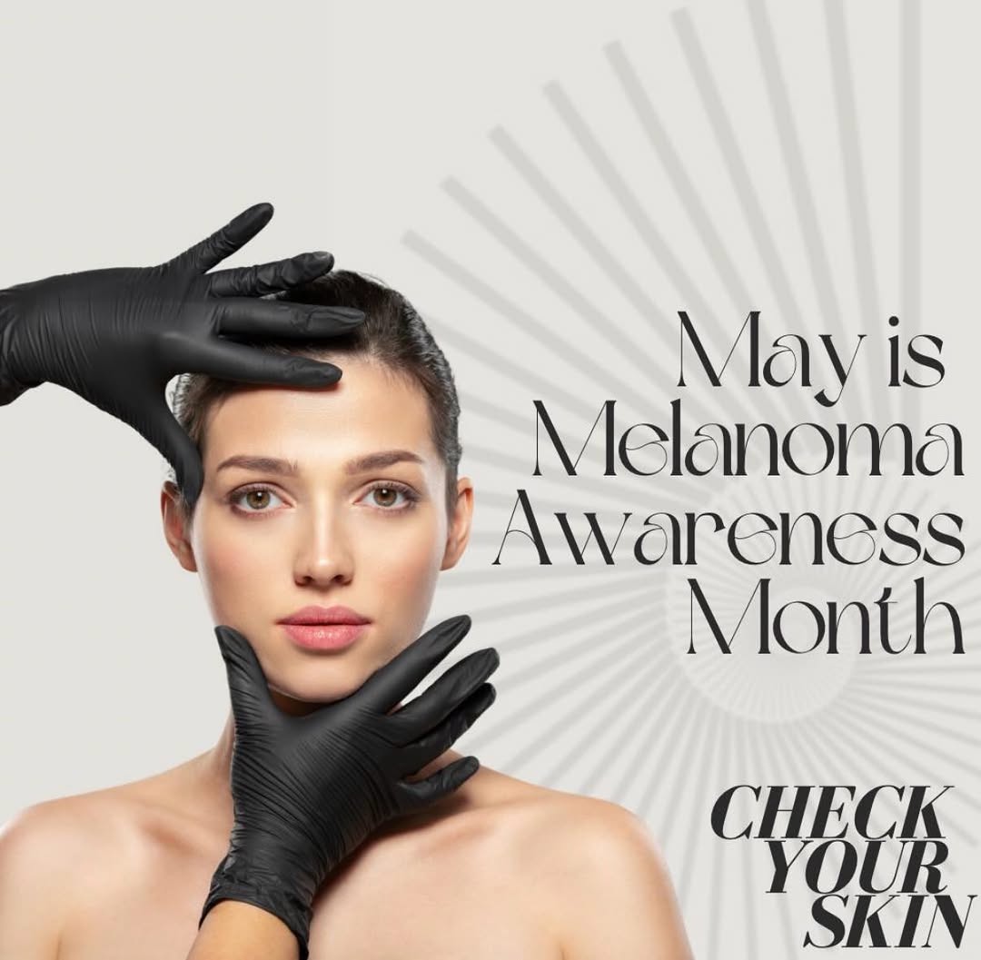 Instagram post by Dr. Lee P. Laris: It is Melanoma May! Call and schedule your skin exam today 602.222.9111! 🖤