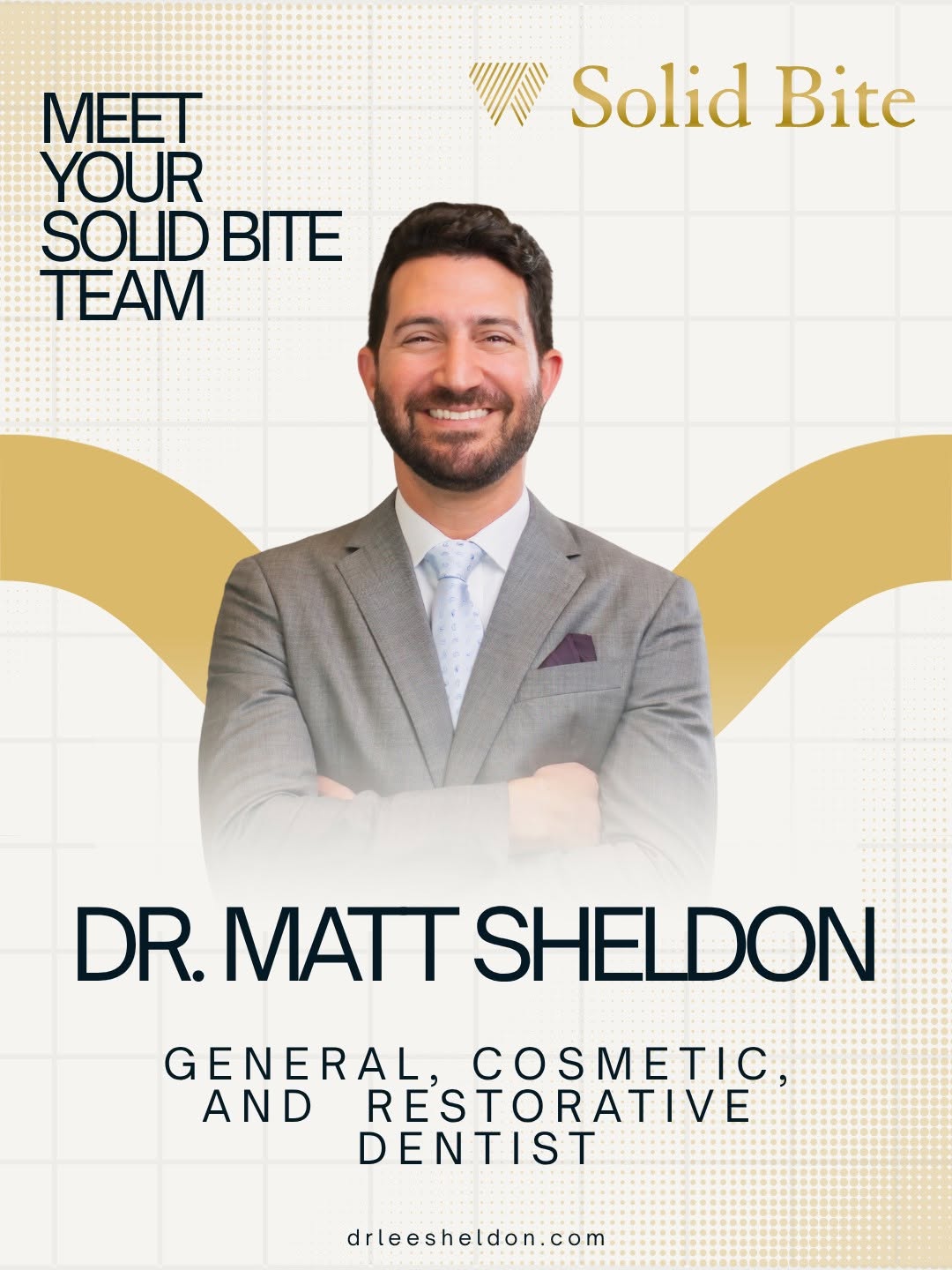 Instagram post by Dr. Lee Sheldon, D: Meet Dr. Matt Sheldon! 🦷 With advanced training in restorative and cosmetic dentistry, Dr. Matt is passionate about helping patients improv…