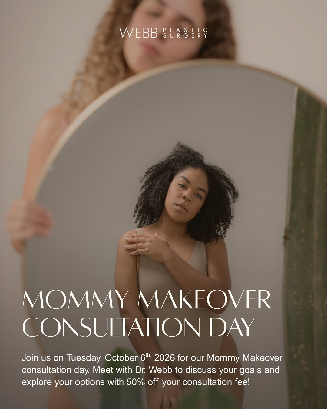 Instagram post by Dr. Leland Webb: Make time for you this fall. 🤍 Join Dr. Webb for our Mommy Makeover Consultation Day on October 6 and take the first step toward exploring …