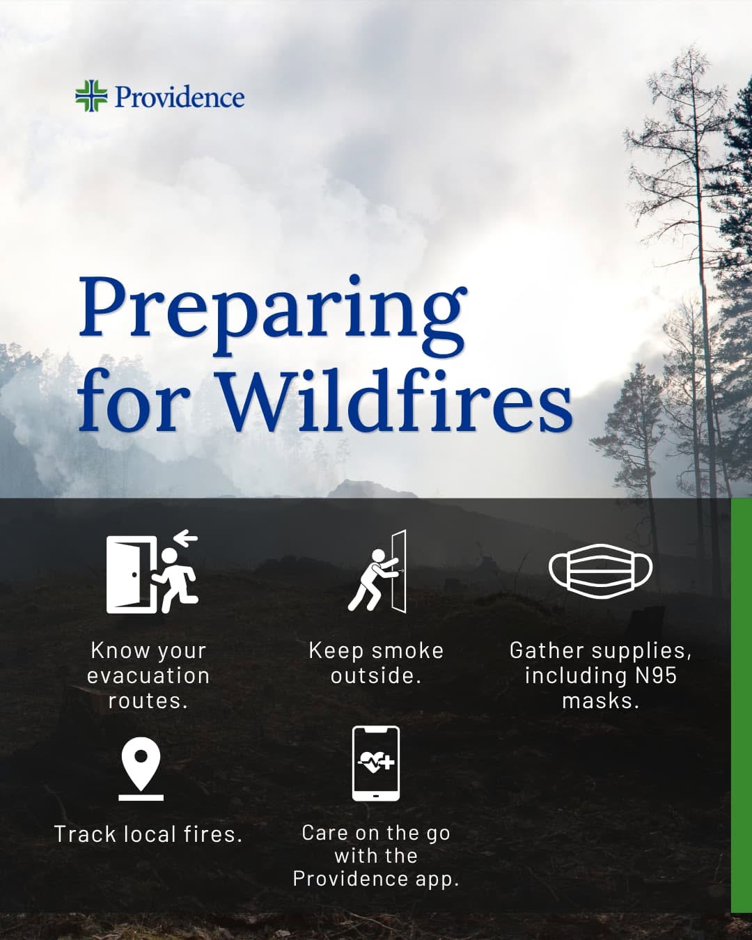 Instagram post by Dr. Leonard Prutsok: 🔥 Wildfires can happen with little warning, making preparation one of the most important steps you can take to protect yourself and your lo…