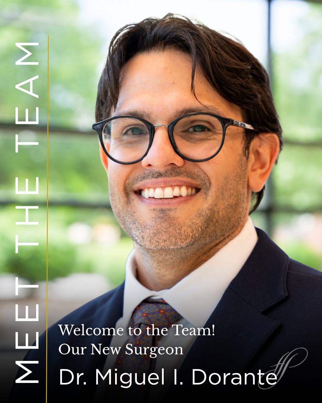 Instagram post by Dr. Leslie G. Branch: Big news at Forsyth Plastic Surgery. 🎉 Dr. Miguel Dorante is joining our team this September as a plastic and reconstructive surgeon with a…