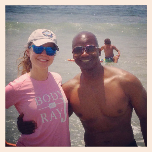 Instagram post by Dr. Leslie Irvine: #bodybyrayj is in town! Monday morning workout starts at 5 am sharp!