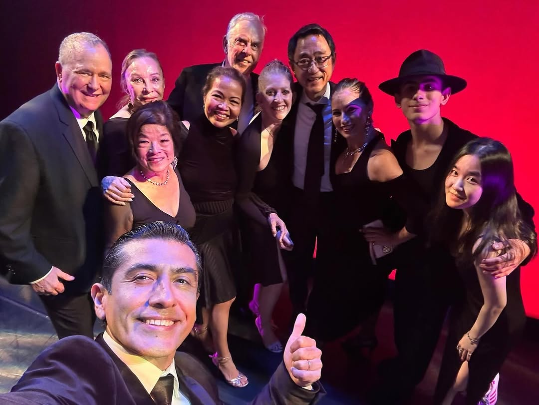 Instagram post by Dr. Leslie Kardos: ODC global dance performance tonight! Viva El Tango. Thanks to my teachers Alejandra Armenti and Daniel Juarez for the opportunity to be on …