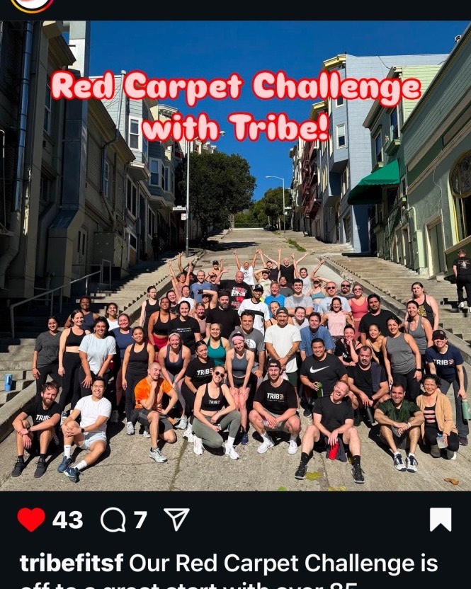 Instagram post by Dr. Leslie Kardos: January is a great opportunity to reboot. Many are doing a dry month and experiencing better sleep and energy. Tribe fitness is doing a red …