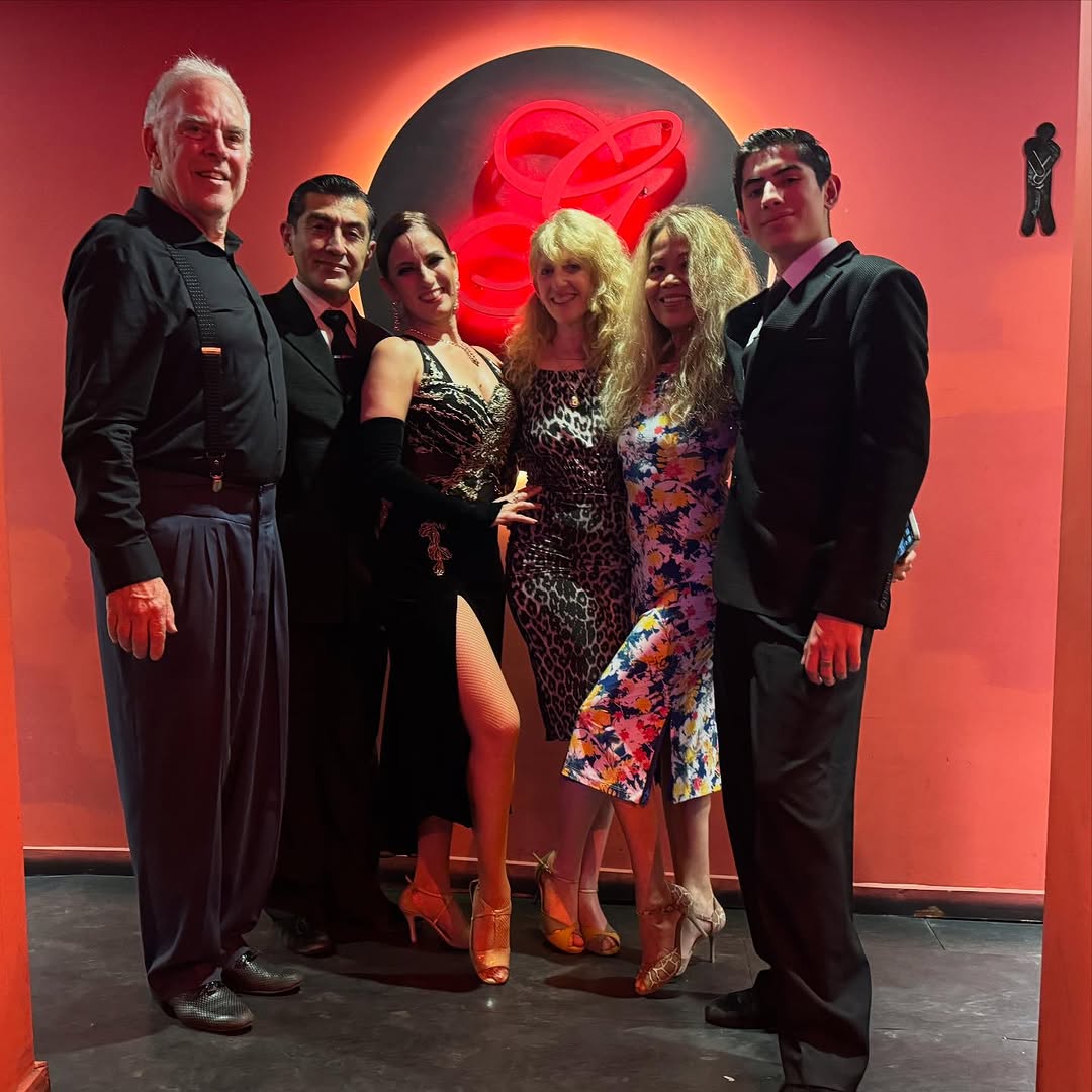 Instagram post by Dr. Leslie Kardos: Tango in Buenos Aires with our teachers Daniel and Alejandra