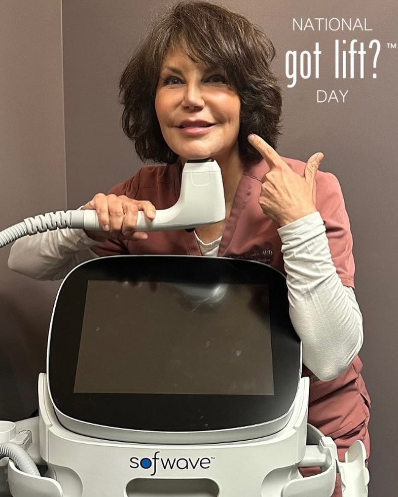 Instagram post by Dr. Linda Cooke: We are loving the results from Sofwave! #sofwave