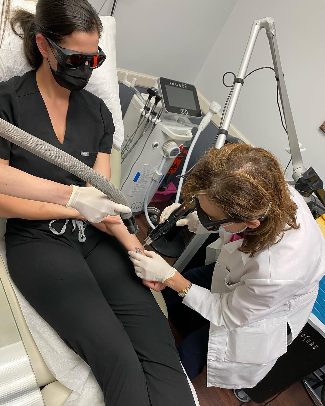 Instagram post by Dr. Linda J. Flynn: Did you know that with our @picosure_usa laser, it’s possible to remove a tattoo while leaving the skin in better shape than before? No more…