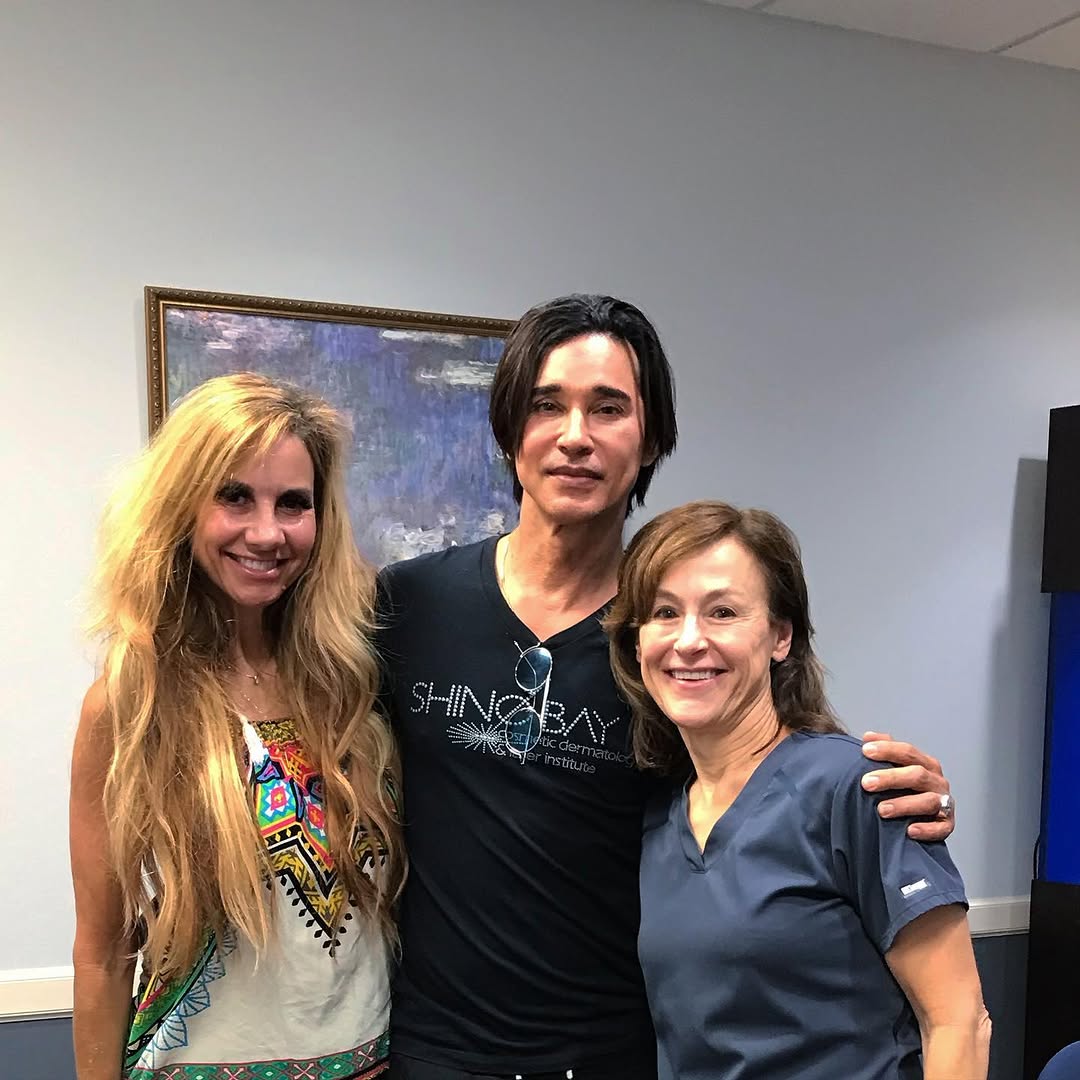 Instagram post by Dr. Linda J. Flynn: It was great having the legendary Dr. Shino Bay Aguilera in our office! #sculptra #aesthetics #injectables #injector #shinobay #tampa #south…