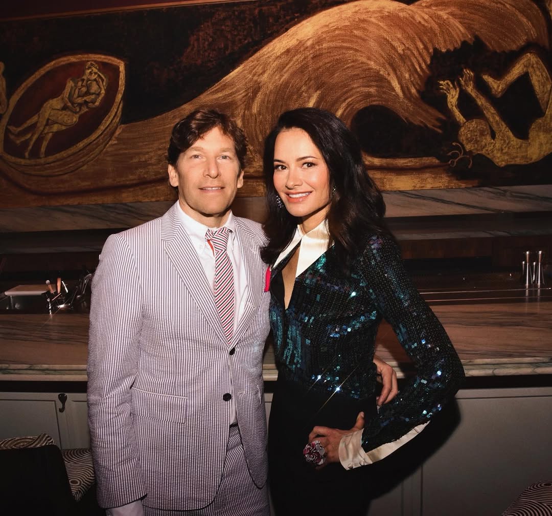 Instagram post by Dr. Lisa Airan: MET gala 2025 #METgala with @trevorbornmd in vintage @marcjacobs for #superfine. Thank you to @danielhumm @elevenmadisonpark @theclementebar…