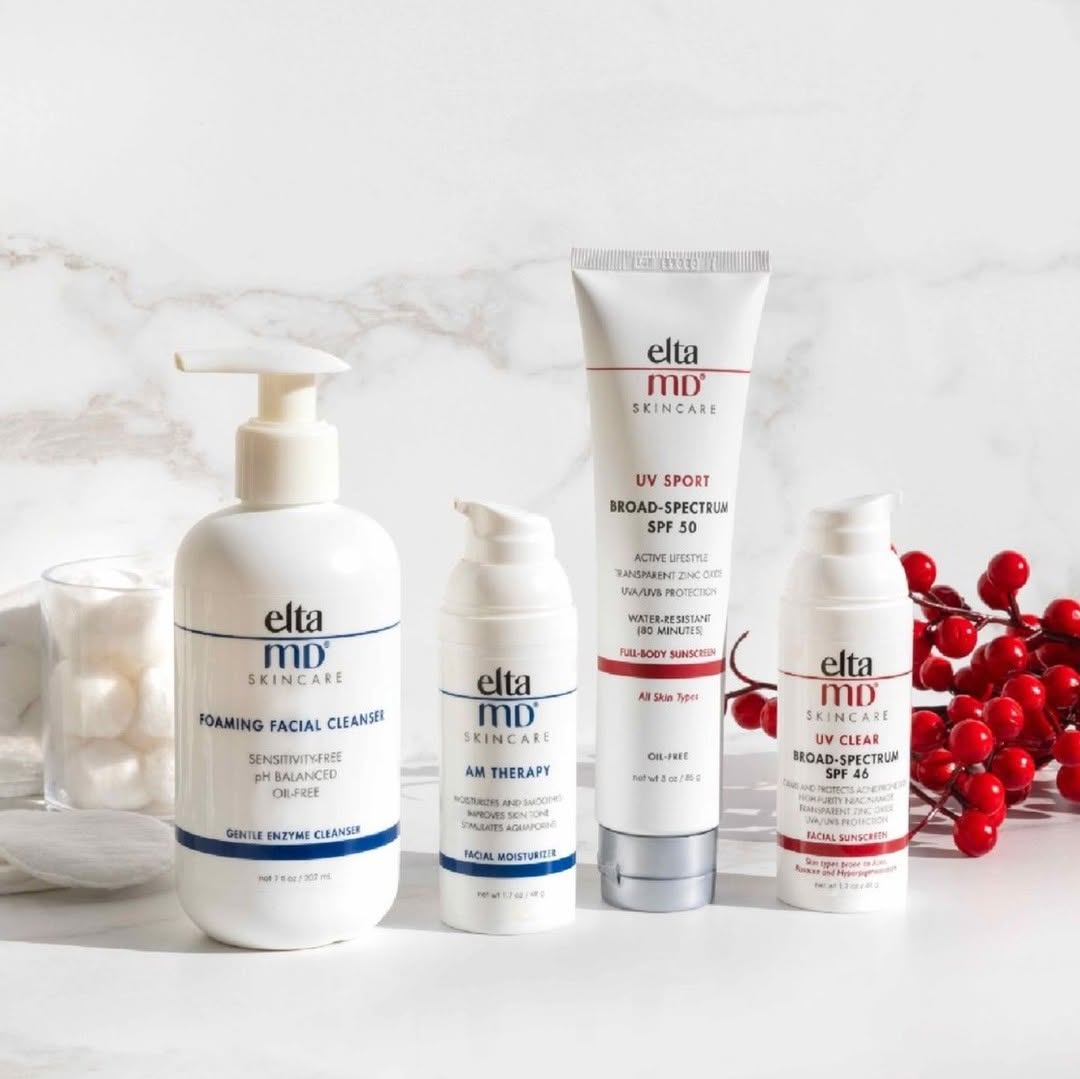 Instagram post by Dr. Lisa Jenks: Skincare Products make GREAT stocking stuffers!!🎄 While supplies last, receive a FREE Deluxe Size Foaming Facial Cleanser when you buy any …