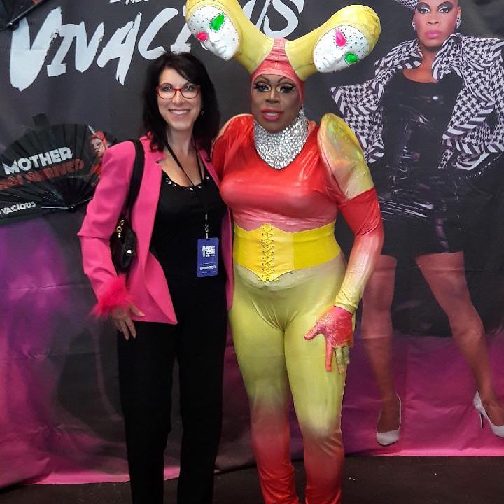 Instagram post by Dr. Lisa S. Bunin: DragCon NYC 2018
