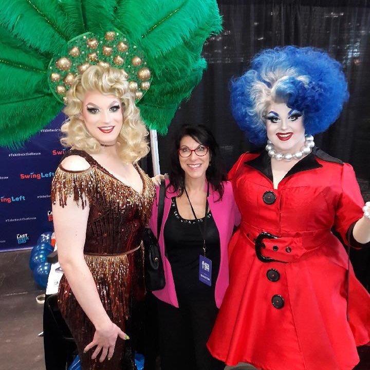 Instagram post by Dr. Lisa S. Bunin: We are having a wonderful time at RuPaul’s DragCon NYC 2018! Come see us at booth A03