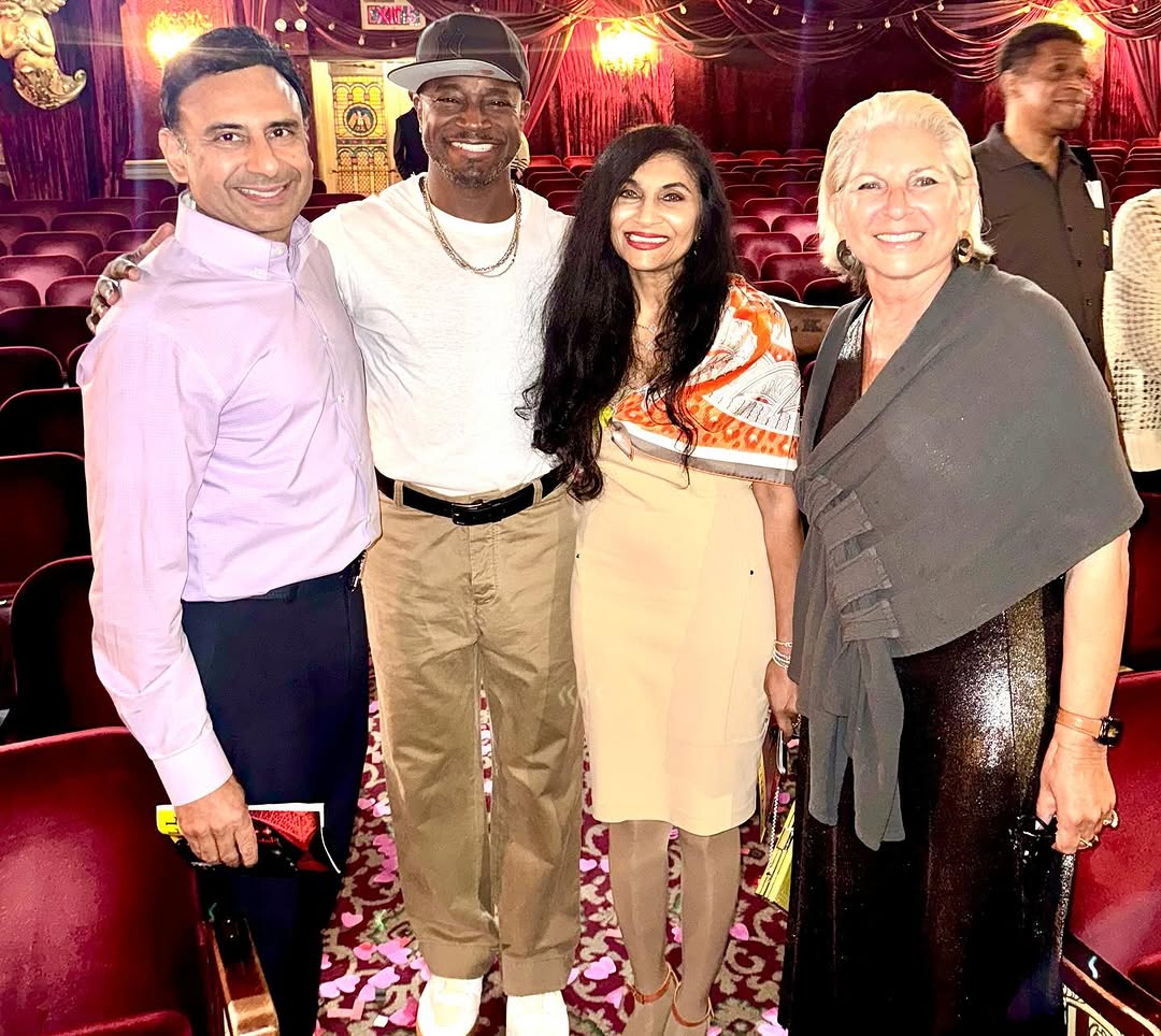 Instagram post by Dr. Lopa Gupta: From my office on Park Ave direct to Moulin Rouge on Broadway last night--gotta LOVE NYC!!!! The show is magical and the cast is stellar --a…