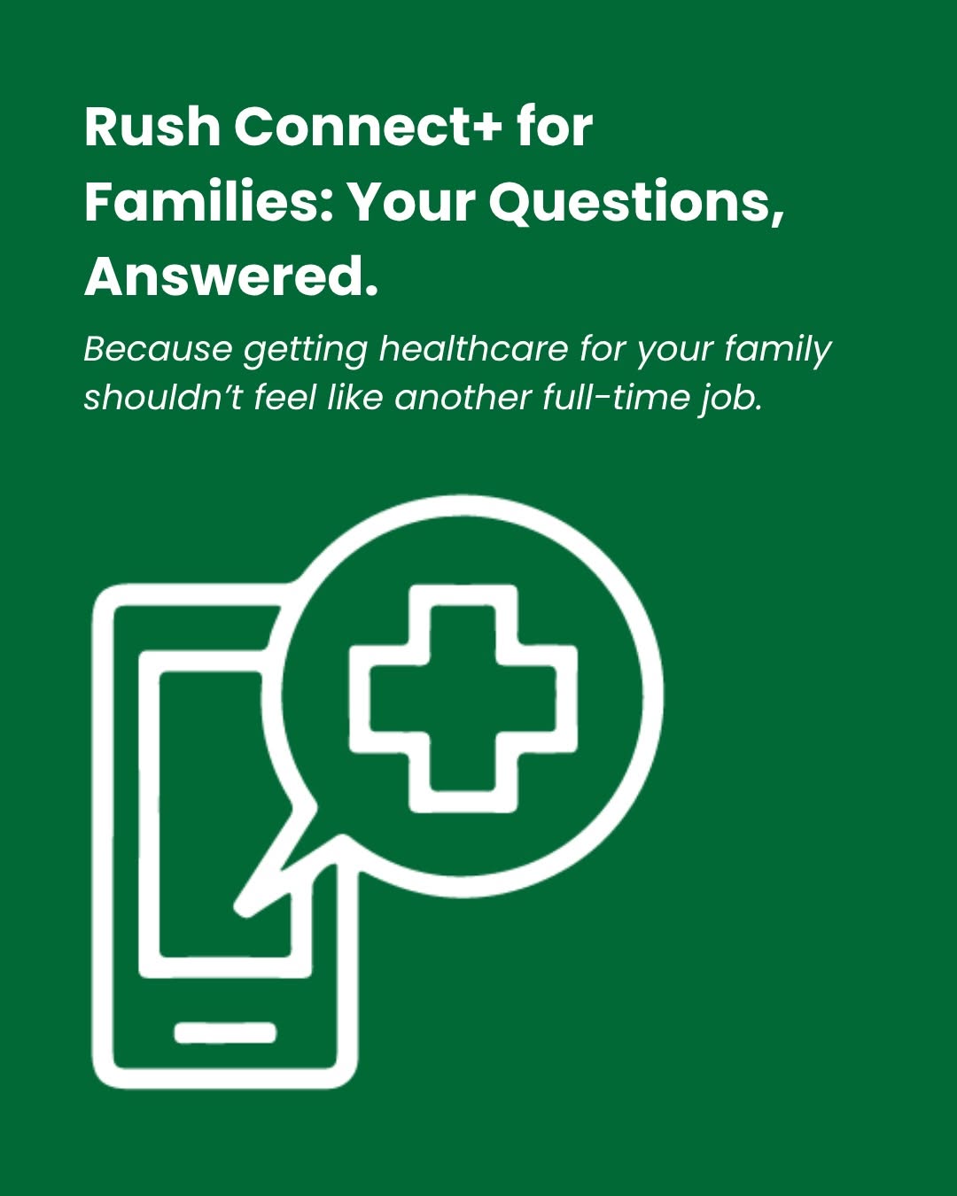 Instagram post by Dr. Loren Schechter: Getting healthcare for your family shouldn’t feel like a second job. 🏥 AD I’ve been posting about how we use Rush Connect+ but you probably…