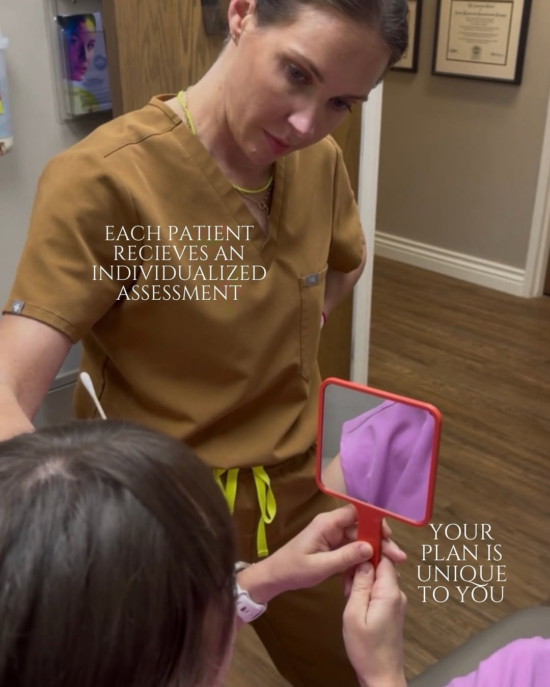 Instagram post by Dr. Lori Hansen: A non-rushed consult helps us communicate well, creating the best plan and timeline for each patient. I offer a wide range of services that …