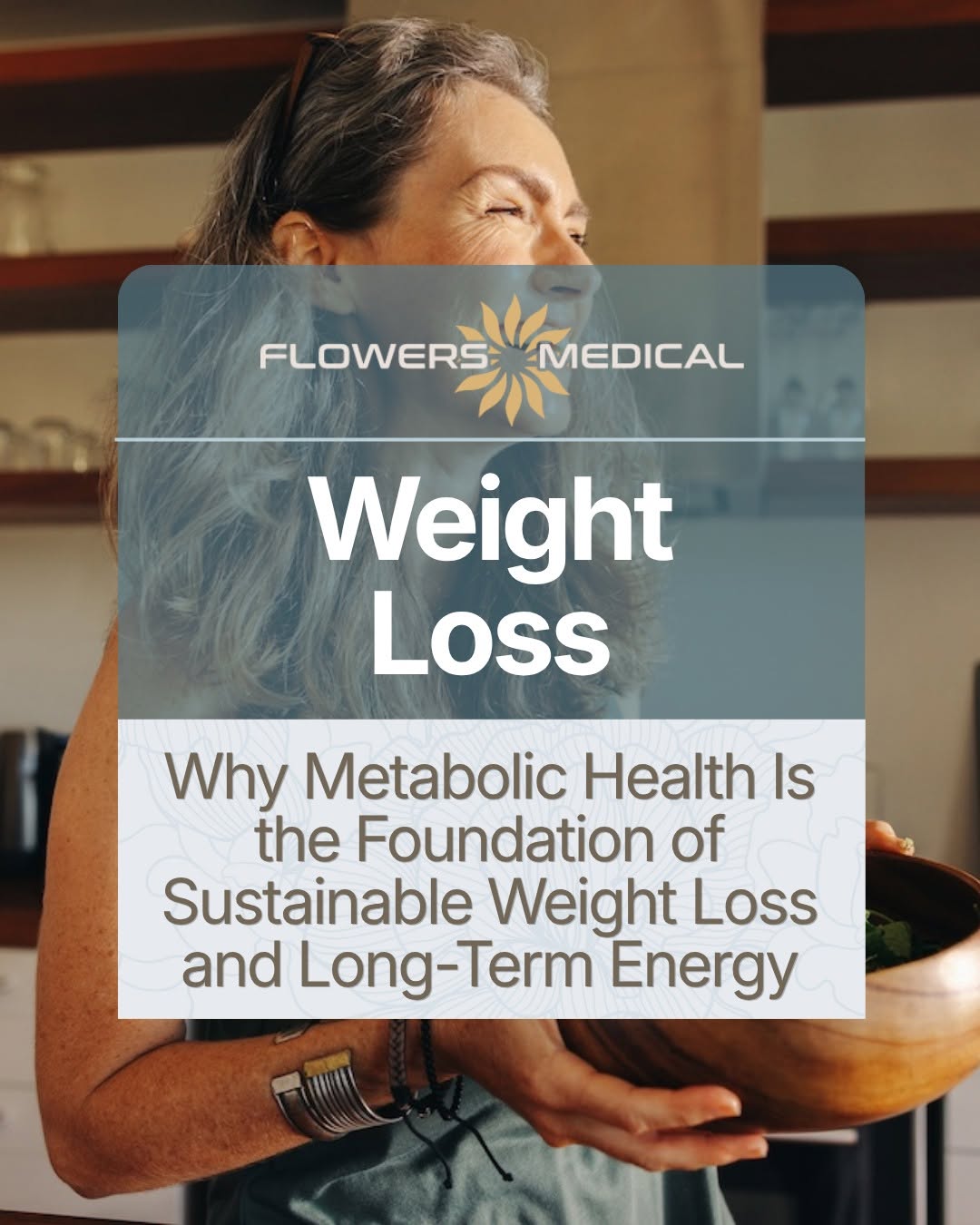 Instagram post by Dr. Lynn Flowers: Metabolic health is about more than weight. ⚡⠀ ⠀ It influences your energy, blood sugar balance, hormones, focus and long-term vitality. In …
