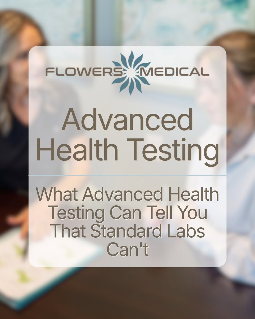 Instagram post by Dr. Lynn Flowers: Standard labs can tell part of the story. Advanced health testing can offer a deeper look. 🔬⠀ ⠀ In our latest blog, we explore how personal…