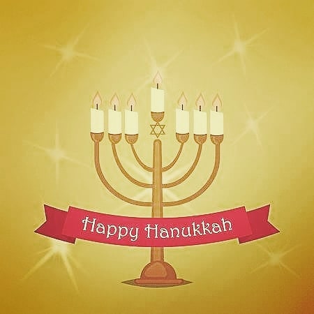 Instagram post by Dr. Lyubov Avshalumova: Happy Hanukkah!!! Chag Urim Sameach! #hanukkah #jewish #instajew #jewshirt #chanuka #happyhNukkah #holidayseason2019 #tradition