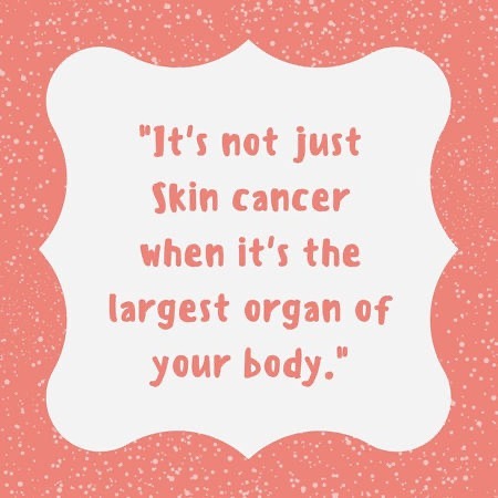 Instagram post by Dr. Lyubov Avshalumova: Skin cancer is the most common cancer in the U.S. with one in five Americans developing skin cancer in their lifetime. Prevention, detection…