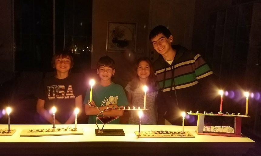 Instagram post by Dr. M. Sadi Erfani: Happy 1st night of Hannukah from the Erfani household!! #msadierfanimd #drerfani #plasticsurgery #makeover #exercise #weightloss #extremewei…