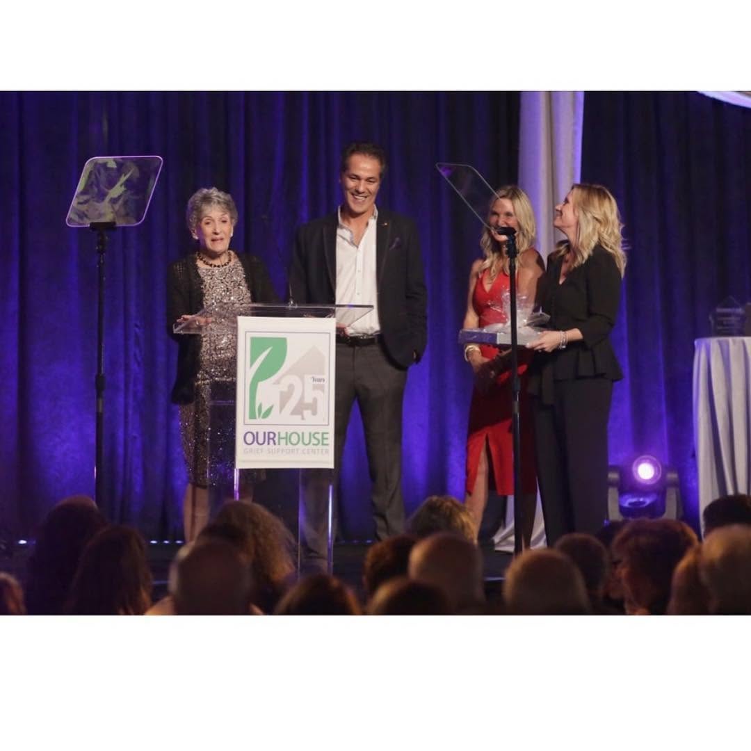 Instagram post by Dr. Mani H. Zadeh: Proud to have co-chaired the Our House 25th Anniversary Gala. Thank you to everyone who helped support this incredible organization. #OURHOU…